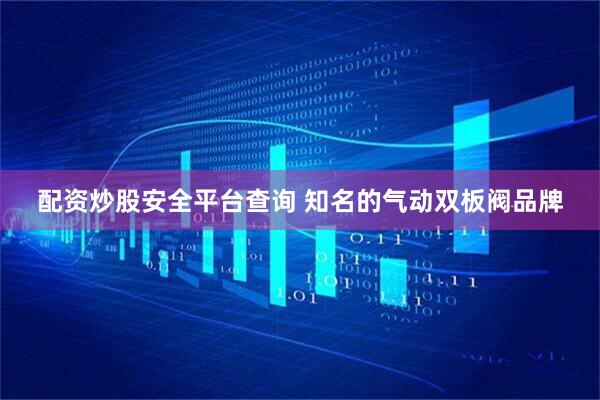 配资炒股安全平台查询 知名的气动双板阀品牌