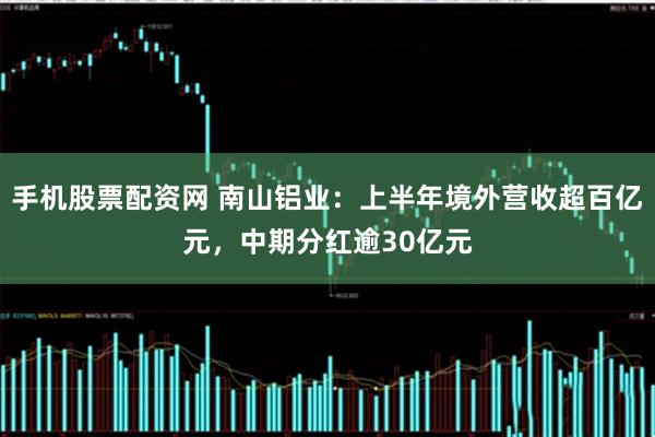 手机股票配资网 南山铝业：上半年境外营收超百亿元，中期分红逾30亿元